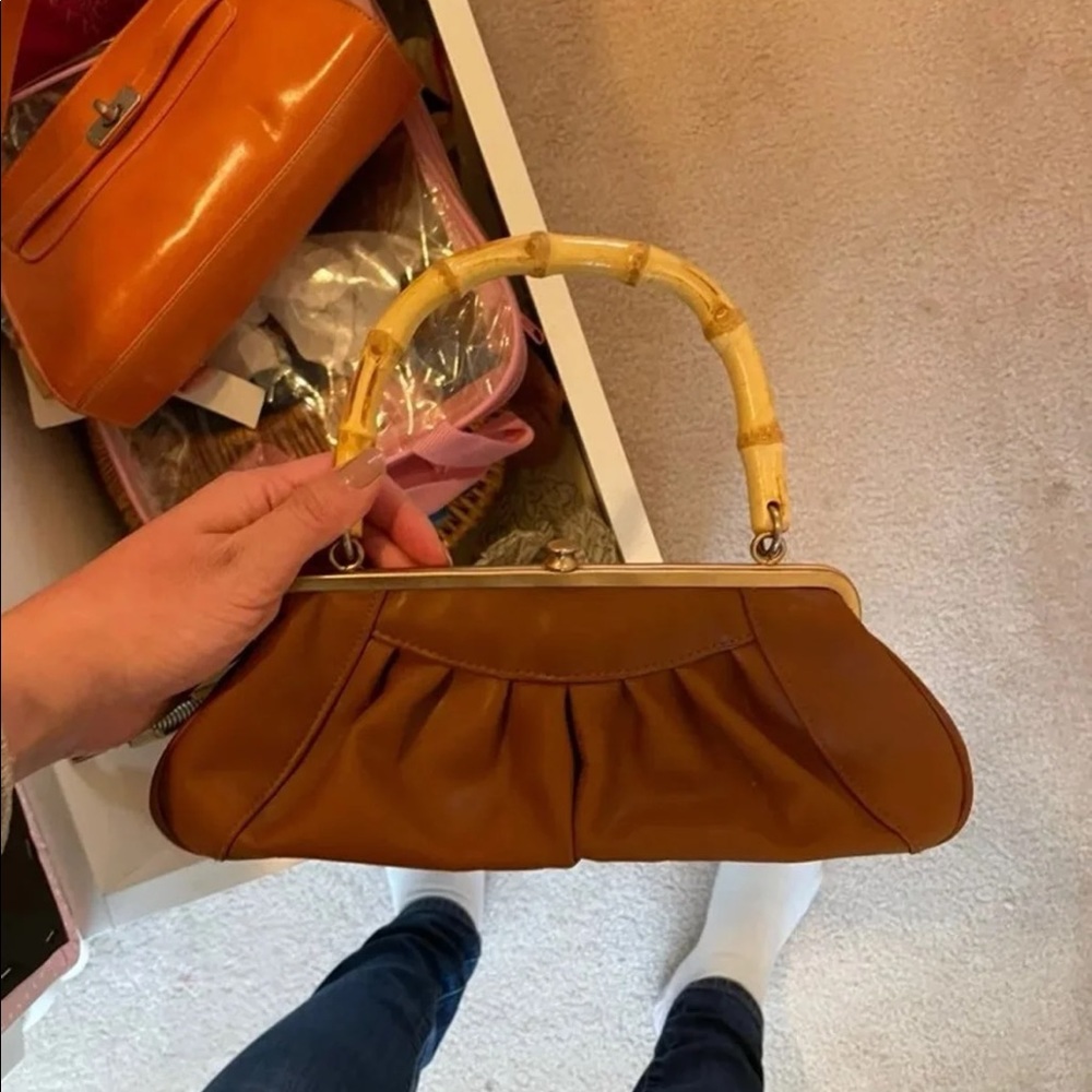 Brown Bamboo Bag